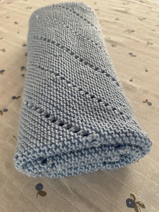 Corner 2 Corner Eyelet Baby Blanket