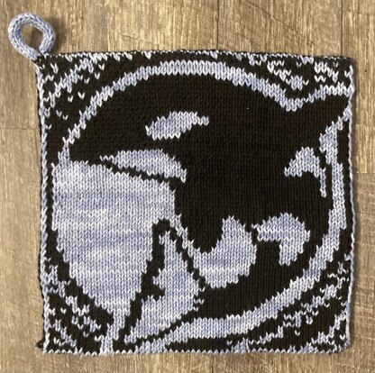 Sea Orca Potholder