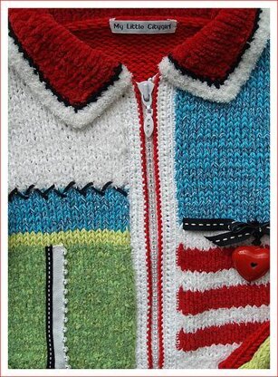 Holiday Girl Hand Knitted Jacket