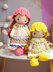 Crochet Doll Clothes Pattern - Outfit SUNFLOWER for large toys