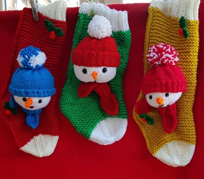 Snowmen Christmas stockings