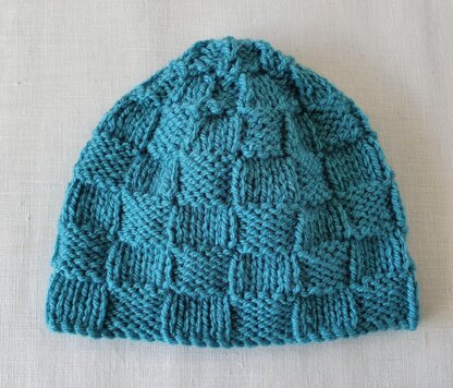 Timmy - Seamless block stitch baby beanie