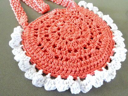 Crochet Boho Frilled Bag