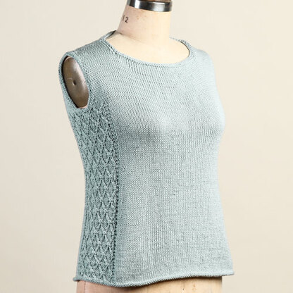 Haleakala - Top Knitting Pattern For Women in Valley Yarns Westhampton by Valley Yarns