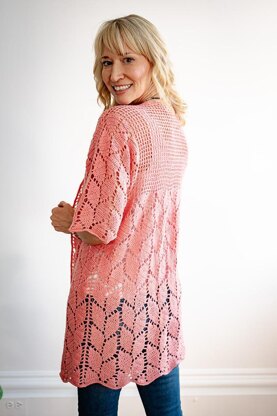 C837-Coral Canopy Cardigan