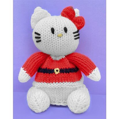 Christmas Kitty inspired orange cover /15cm toy