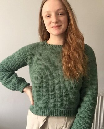 Tunisian crochet clearance jumper