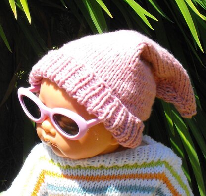 Baby Pink Pixie Hat