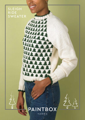 Sleigh Ride Sweater - Free Knitting Pattern in Paintbox Yarns Wool