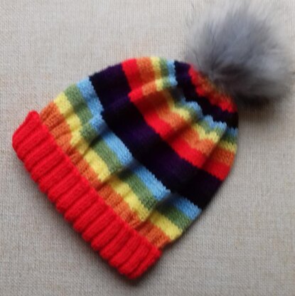 Rainbow Style Beanie