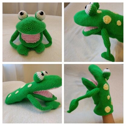 Frog, hand puppet