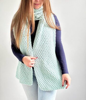 'Glacier Blue' Scarf