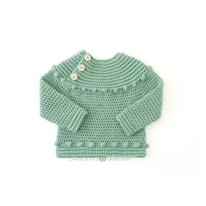 Size 6-12 months -  Prehistoric Bodice / Sweater