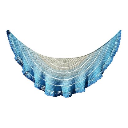 Walking on clouds shawl