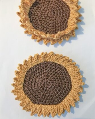 Sunflower Coasters