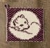 Winter Arctic Fox Potholder