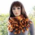 Circle Scarf "Autumn Leaves Fall"