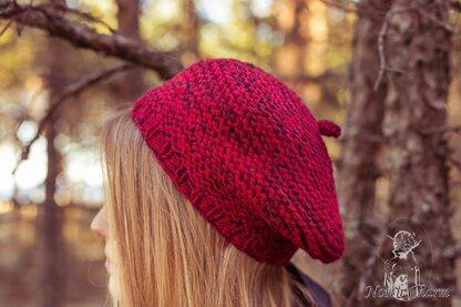 Knitted beret hat "Lisabet"