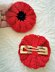 Knit-Look Crocheted Poppy