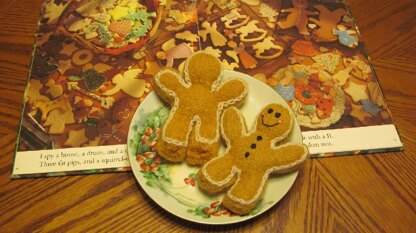 Knitted/Felted Gingerbread Man