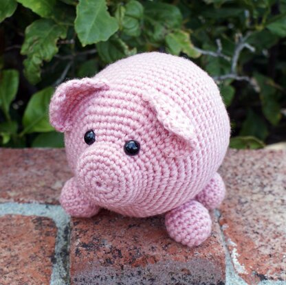 Roly Poly Piggy Pig Amigurumi