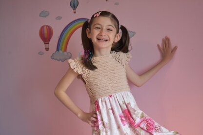Rose Fabric Dress