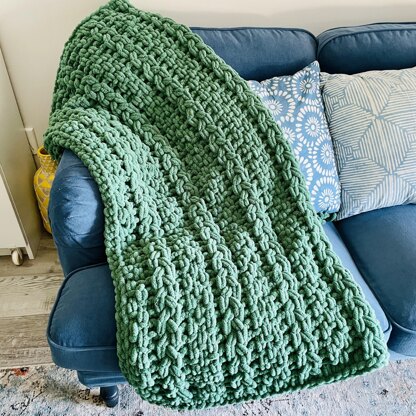 Textured Stripes Blanket