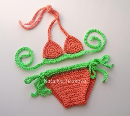 Crochet discount baby bikini