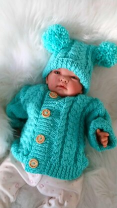 "Killygordon" Aran Knitting Pattern for Baby