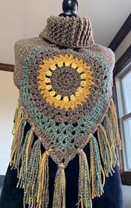 Sunflower Cowl Scarf