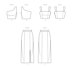 New Look Misses' Two-Piece Dresses 6741 - Paper Pattern, Size 6-8-10-12-14-16-18