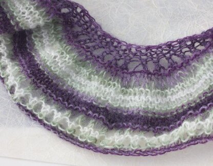 Eyelet Lace Ruffle Scarf