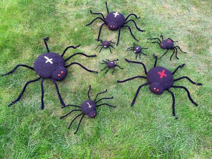 Giant spider web Large cobweb Crochet spiders Outdoor halloween decoration