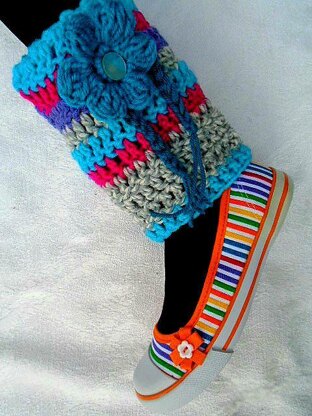 872 - Many Colors Legwarmers