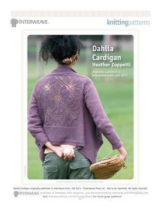 Dahlia Cardigan in Manos Del Uruguay Serena - Downloadable PDF\n