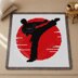 Martial Arts Baby Blanket C2C CROCHET PATTERN