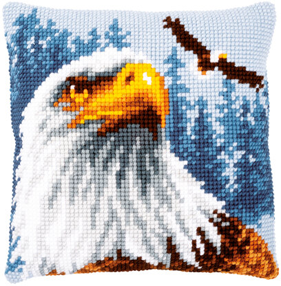 Vervaco Eagle Cushion Cross Stitch Kit - 40cm x 40cm