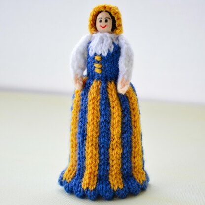 Finland National Costume Peg Doll