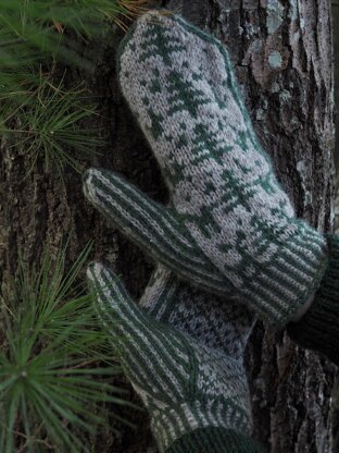 Woodland Mittens