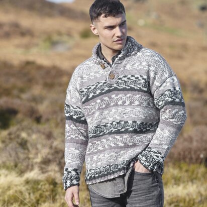 Men's Sweaters in King Cole Nordic Chunky - 5910 - Leaflet