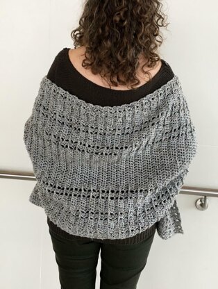 Crochet Shawl Pattern: Shawl We Wrap-It-Up Wrap