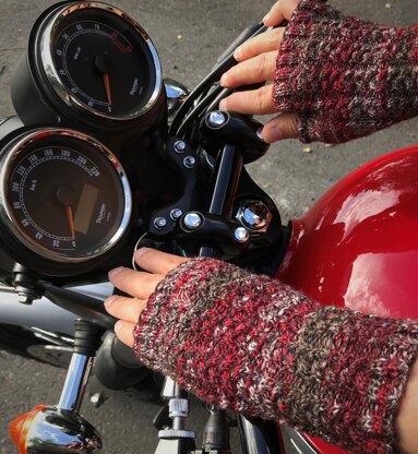 Speed Bump Fingerless Mitts