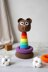 Rainbow Bear stacking rings toy