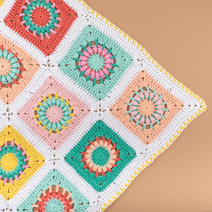 Blossom Baby Blanket in Yarn and Colors Epic - YAC100148 - Downloadable PDF