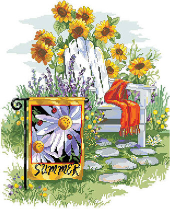 Summer Garden Flag - PDF