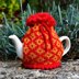 Diamond Fair Isle 2 Cup Teapot Cosy Knitting Pattern.