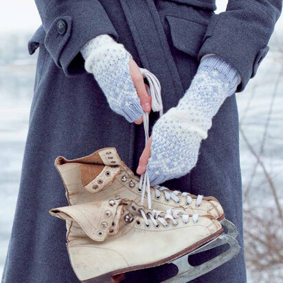 "Snow Storm Wristwarmers" - Gloves Knitting Pattern For Women in MillaMia Naturally Soft Merino