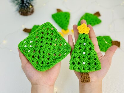 Granny square christmas tree