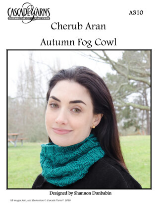 Autumn Fog Cowl in Cascade Yarns Cherub Aran - A310 - Downloadable PDF