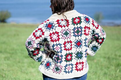 Crochet Granny Square Cardigan Pattern – Joy of Motion Crochet